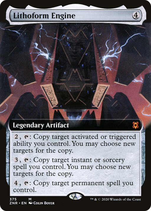 Lithoform Engine (ZNR-375) [Zendikar Rising] (Extended Art) MTG Single Wizards of the Coast