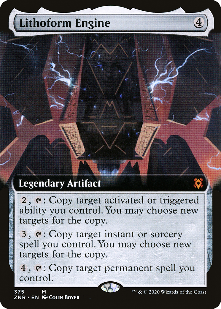 Lithoform Engine (ZNR-375) [Zendikar Rising] (Extended Art) Foil MTG Single Wizards of the Coast