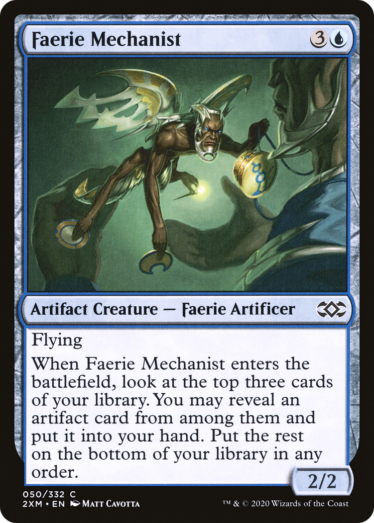 Faerie Mechanist (2XM-050) [Double Masters] Foil MTG Single Wizards of the Coast