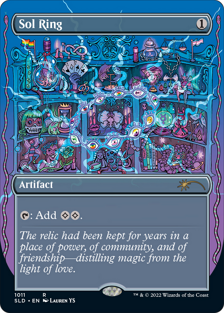 Sol Ring (1011) (SLD-1011) [Secret Lair] Drop (Borderless) Foil MTG Single Wizards of the Coast