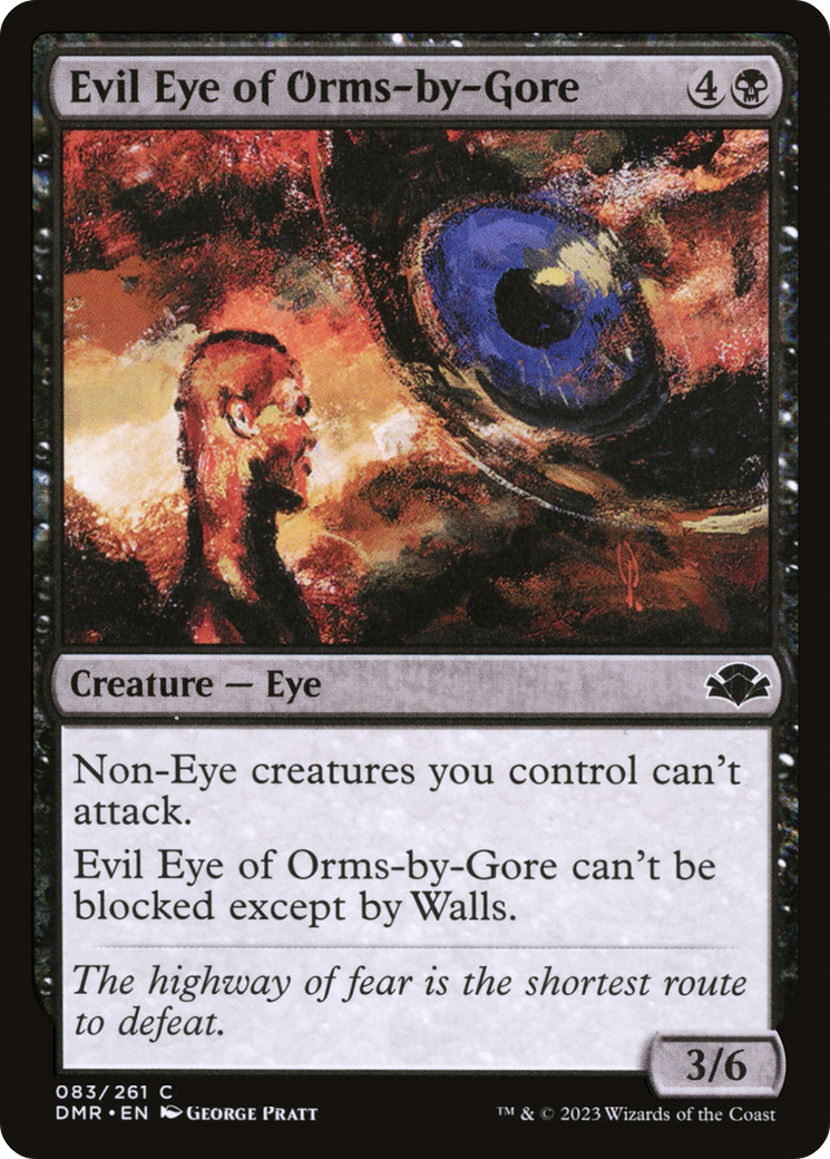 Evil Eye of Orms-by-Gore (DMR-083) [Dominaria Remastered] MTG Single Wizards of the Coast