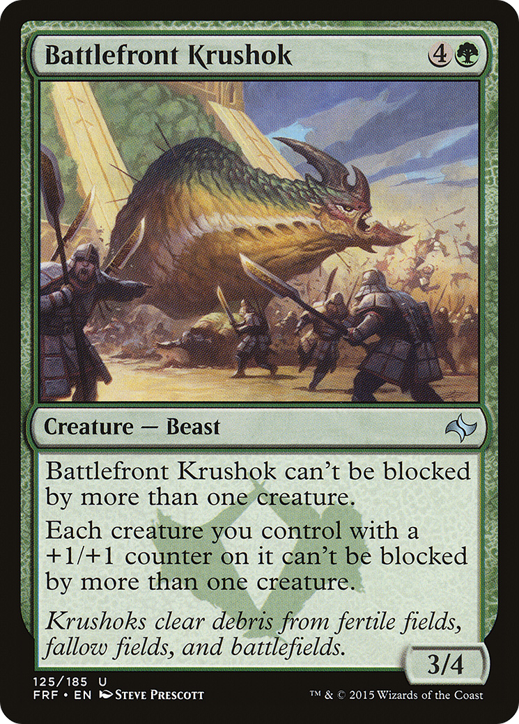 Battlefront Krushok (FRF-125) [Fate Reforged] MTG Single Wizards of the Coast