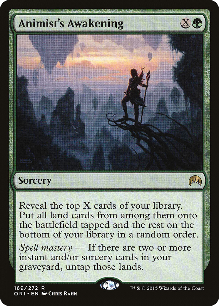Animist's Awakening (ORI-169) [Magic Origins] Foil MTG Single Wizards of the Coast