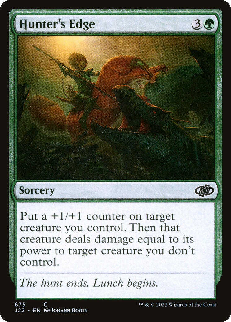 Hunter's Edge (J22-675) [Jumpstart 2022] MTG Single Wizards of the Coast