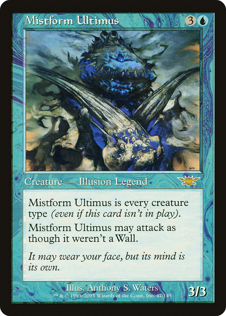 Mistform Ultimus (LGN-047) [Legions] MTG Single Wizards of the Coast