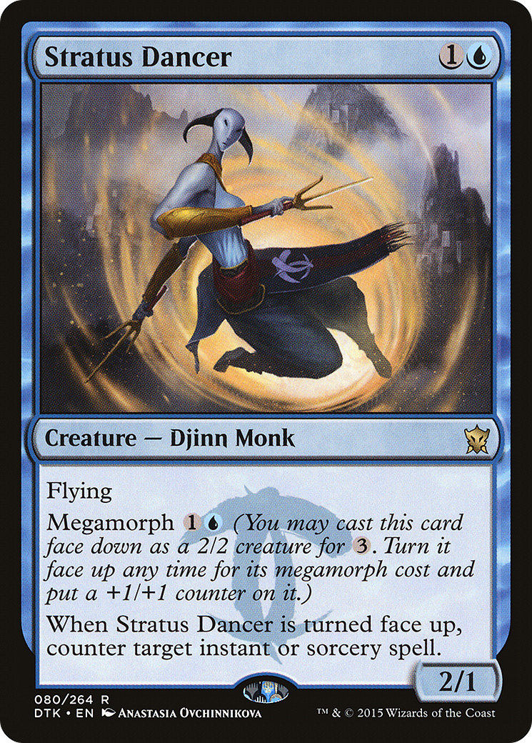 Stratus Dancer (DTK-080) [Dragons of Tarkir] Foil MTG Single Wizards of the Coast