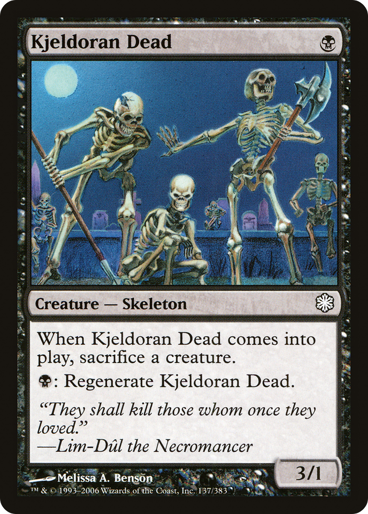 Kjeldoran Dead (CTD-137) [Misc] Coldsnap Theme Decks MTG Single Wizards of the Coast