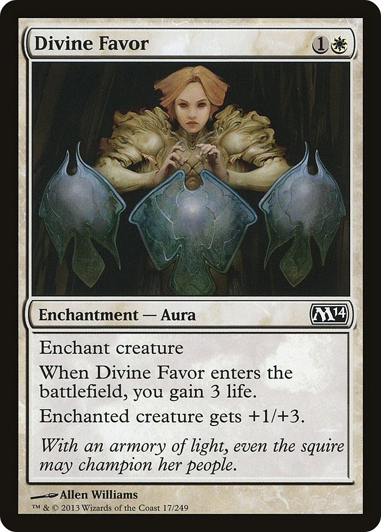Divine Favor (M14-017) [Magic 2014] MTG Single Wizards of the Coast