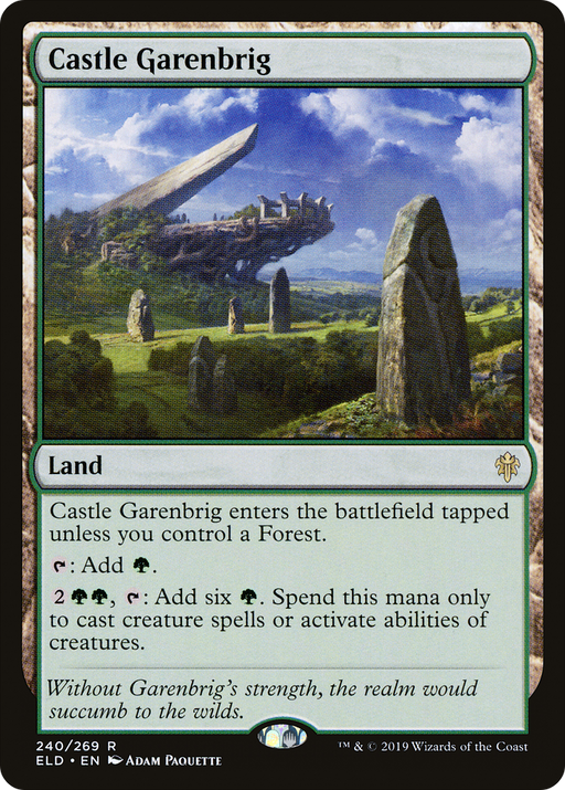 Castle Garenbrig (ELD-240) [Throne of Eldraine] MTG Single Wizards of the Coast