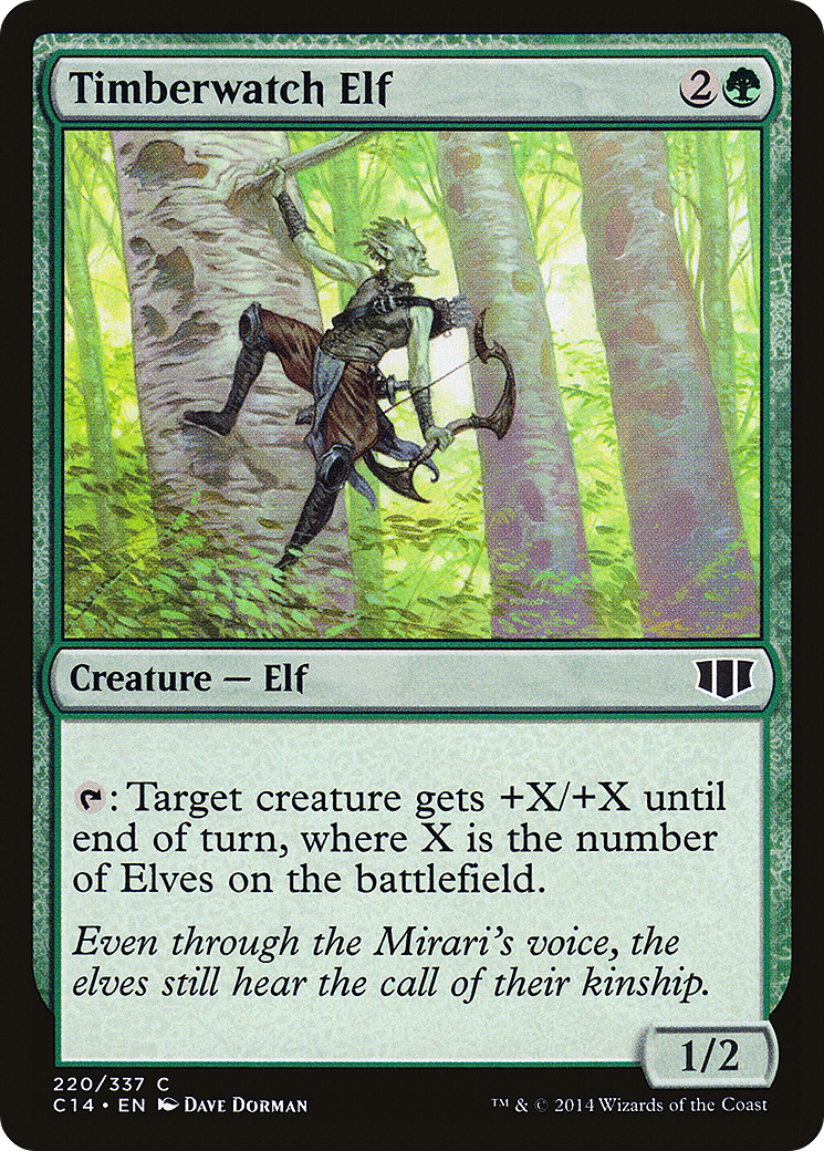 Timberwatch Elf (C14-220) [Commander 2014] MTG Single Wizards of the Coast
