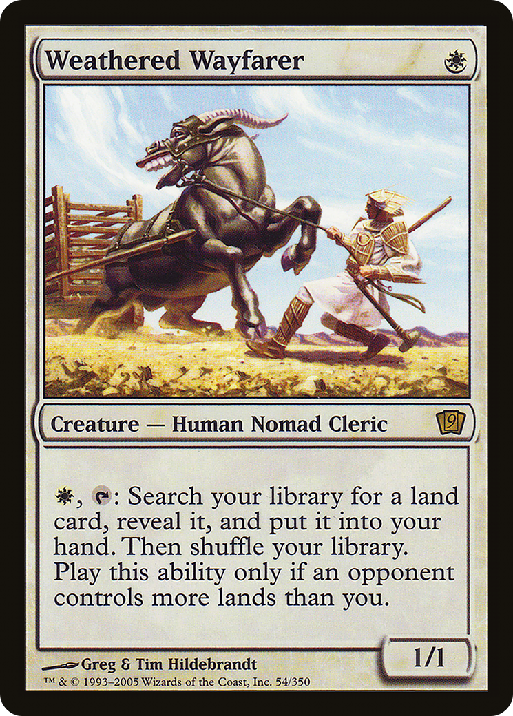Weathered Wayfarer (9ED-054) [9th Edition] Foil MTG Single Wizards of the Coast