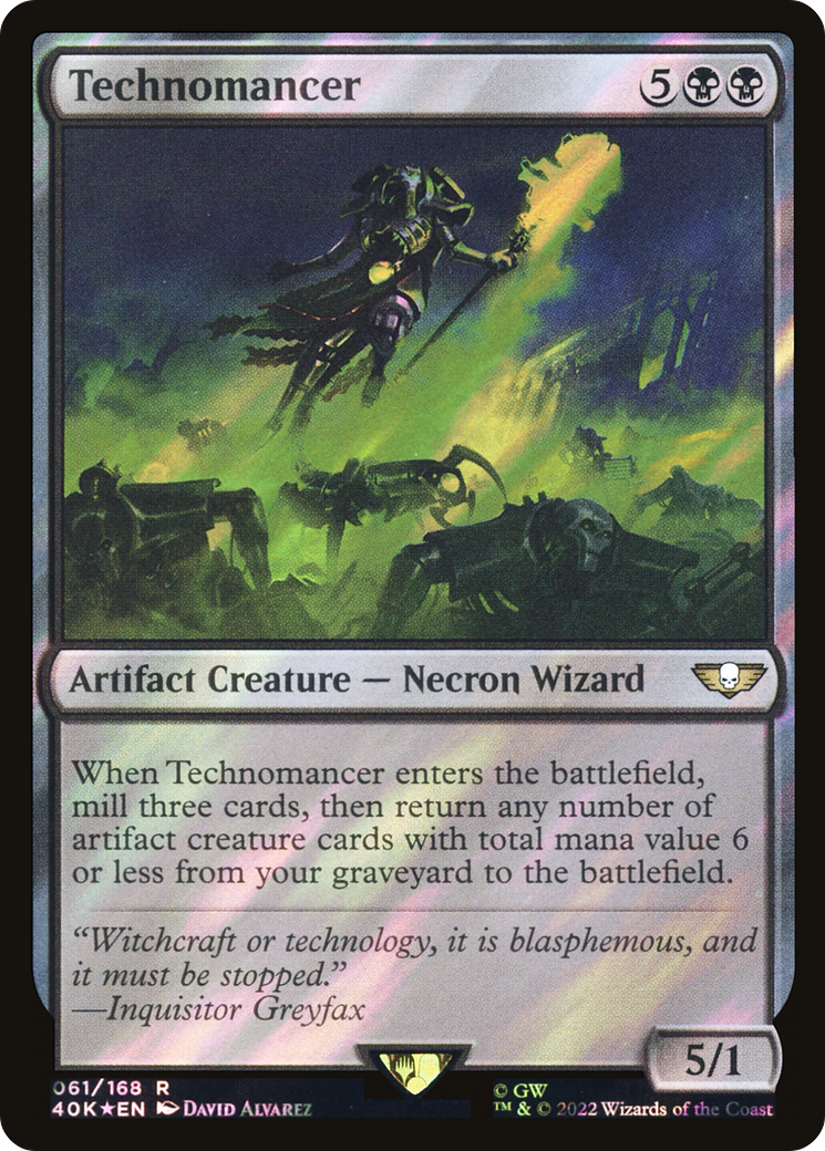 Technomancer (40K-61★) [Warhammer 40,000 Commander] Foil MTG Single Wizards of the Coast