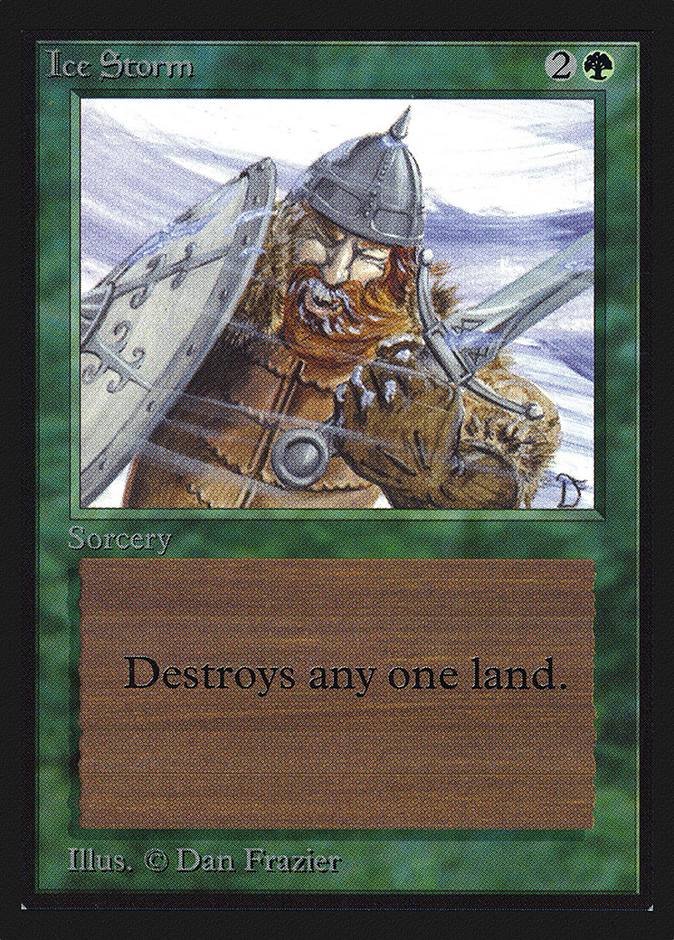 Ice Storm (IE) (IED-) [Intl. Collectors' Edition] MTG Single Wizards of the Coast