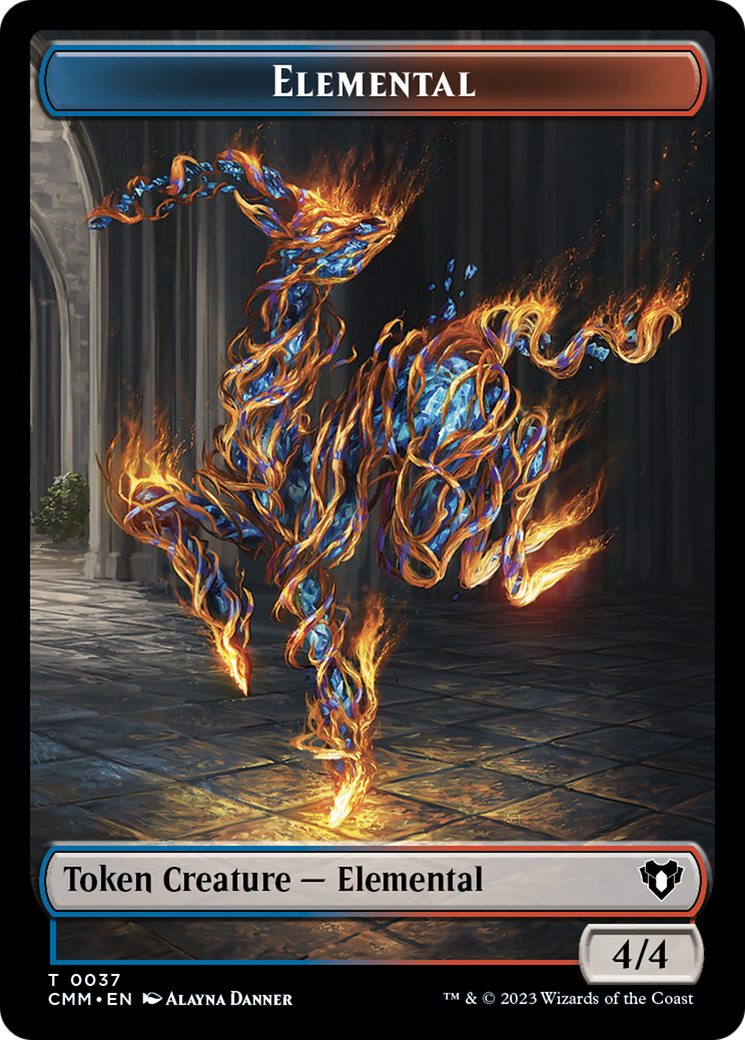 Elemental (TCMM-037) [Tokens] Commander Masters Tokens Foil MTG Single Wizards of the Coast