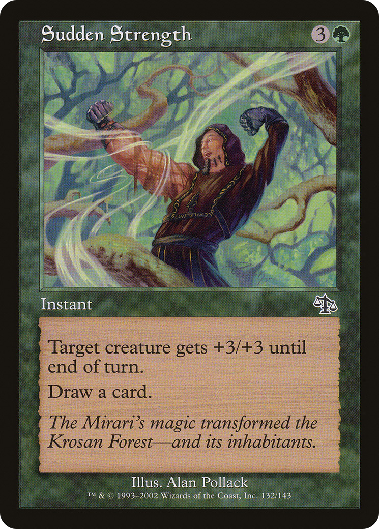 Sudden Strength (JUD-132) [Judgment] Foil MTG Single Wizards of the Coast