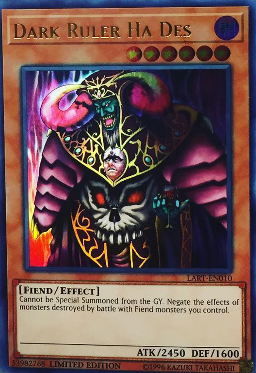 Dark Ruler Ha Des [LART-EN010] Ultra Rare Yugioh Single Yu-Gi-Oh!   