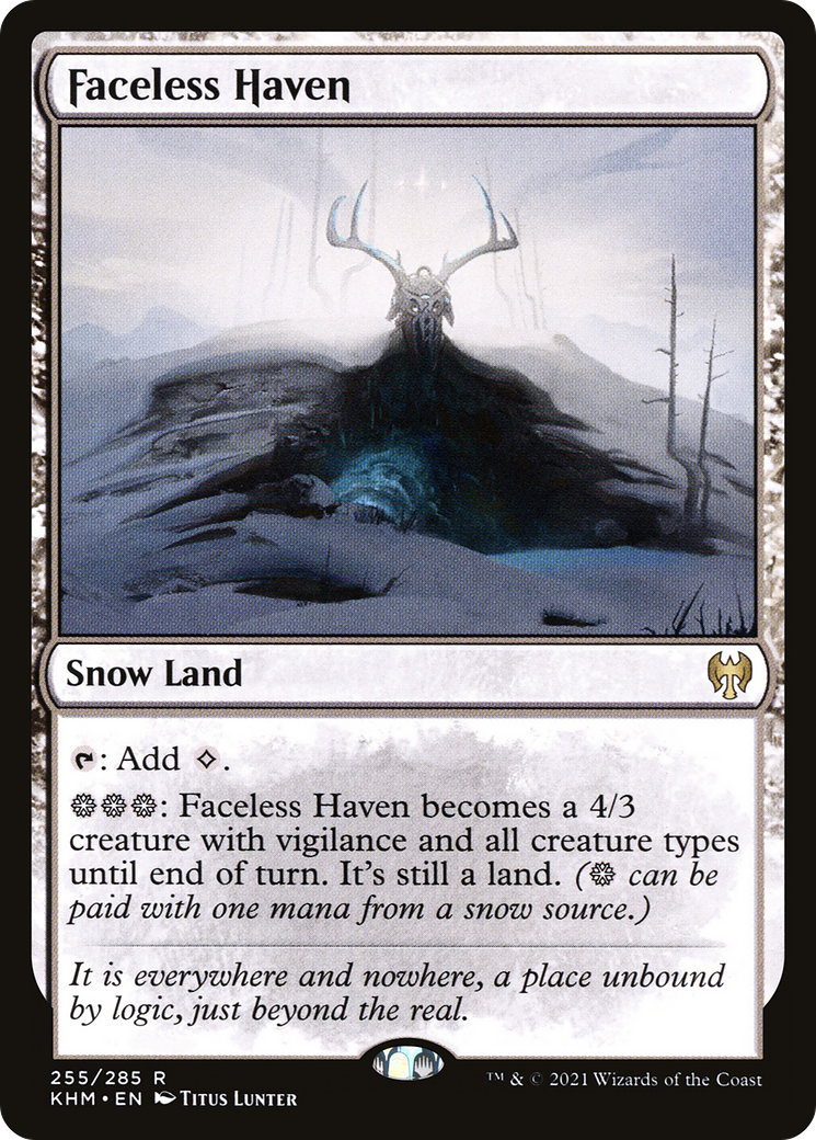 Faceless Haven (KHM-255) [Kaldheim] MTG Single Wizards of the Coast
