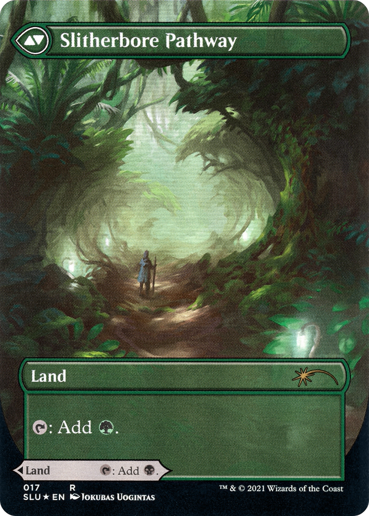 Darkbore Pathway (SLU-017) [Secret Lair] Ultimate Edition (Showcase) (Borderless) Foil MTG Single Wizards of the Coast