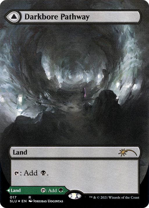 Darkbore Pathway (SLU-017) [Secret Lair] Ultimate Edition (Showcase) (Borderless) Foil MTG Single Wizards of the Coast