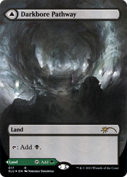 Darkbore Pathway (SLU-017) [Secret Lair] Ultimate Edition (Showcase) (Borderless) Foil MTG Single Wizards of the Coast