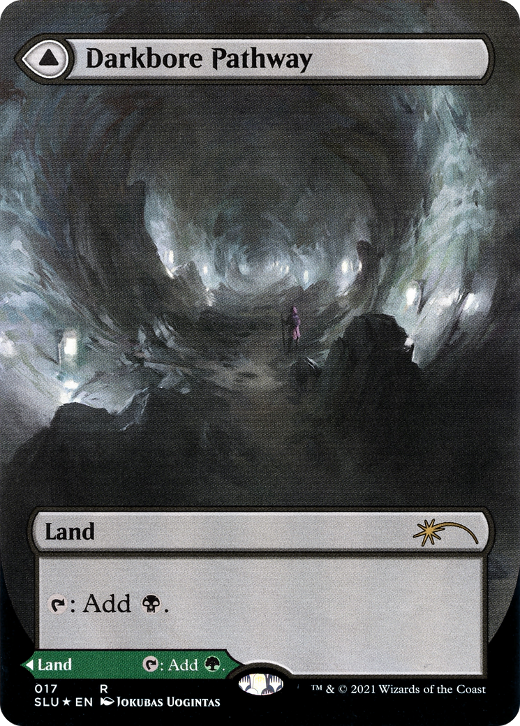 Darkbore Pathway (SLU-017) [Secret Lair] Ultimate Edition (Showcase) (Borderless) Foil MTG Single Wizards of the Coast