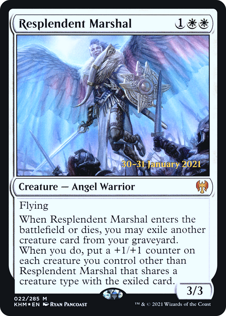 Resplendent Marshal (PRE-022) [Kaldheim Promos] Foil MTG Single Wizards of the Coast