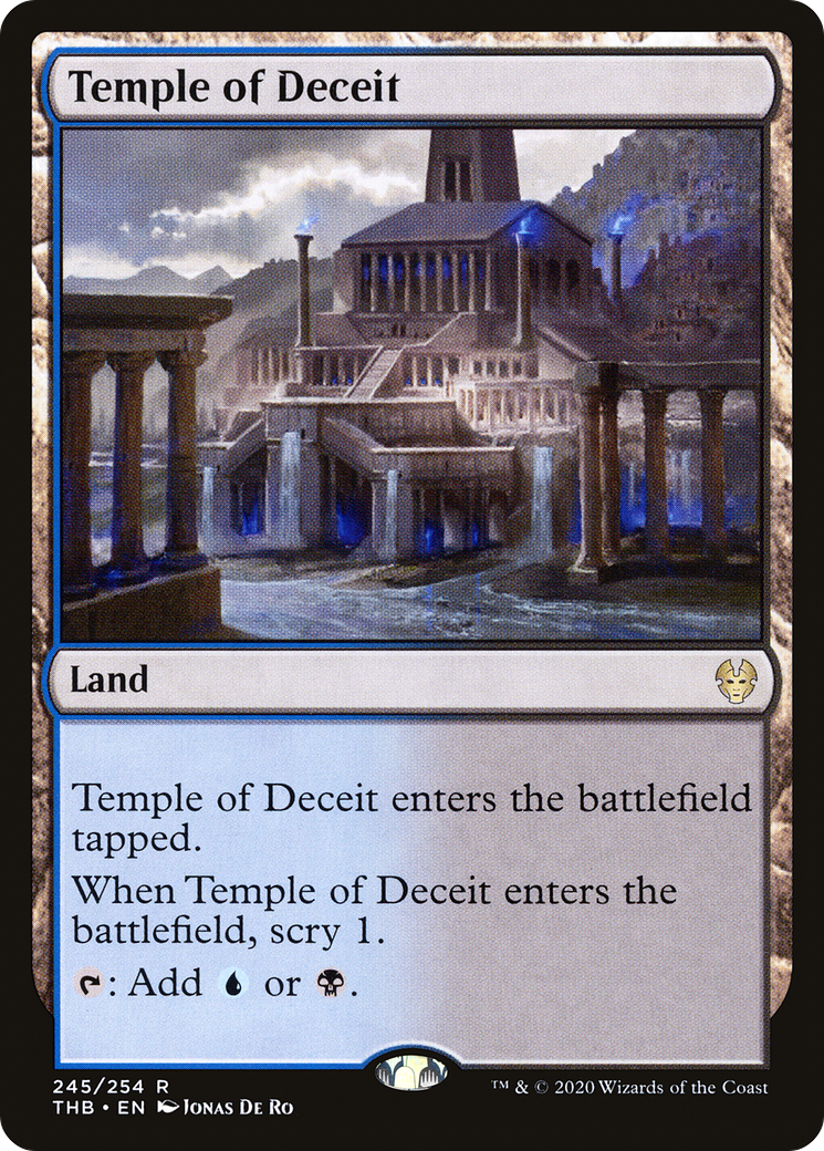 Temple of Deceit (THB-245) [Theros Beyond Death] Foil MTG Single Wizards of the Coast