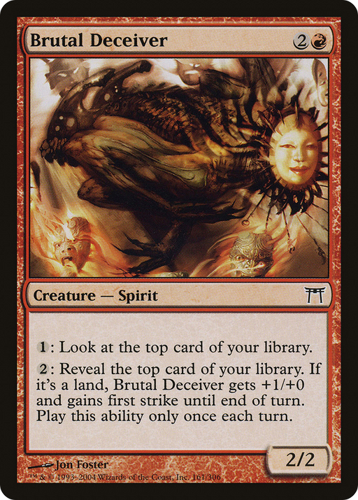 Brutal Deceiver (CHK-161) [Champions of Kamigawa] MTG Single Wizards of the Coast