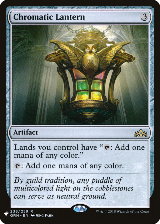 Chromatic Lantern (GRN) (LIST-233) [Mystery Booster] The List MTG Single Wizards of the Coast