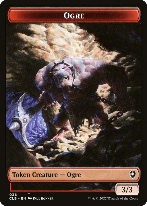 Ogre (TCLB-036) [Tokens] Battle for Baldur's Gate Tokens MTG Single Wizards of the Coast