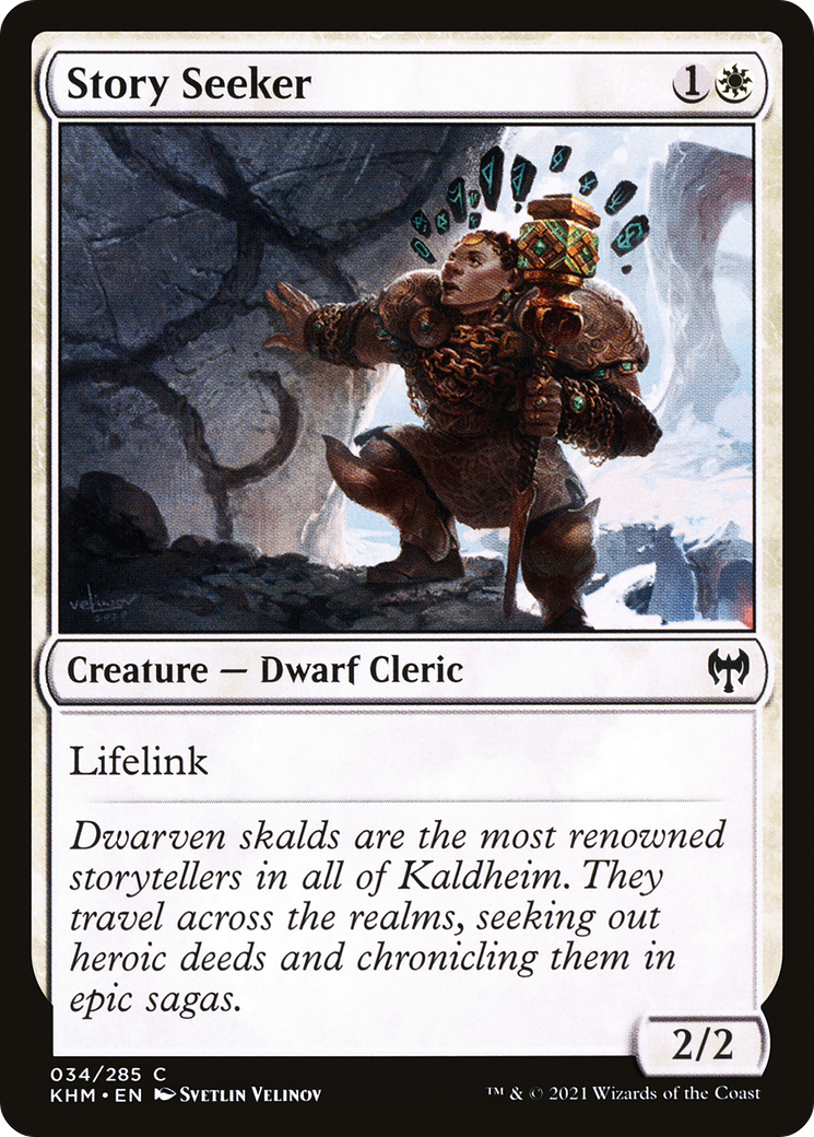 Story Seeker (KHM-034) [Kaldheim] MTG Single Wizards of the Coast