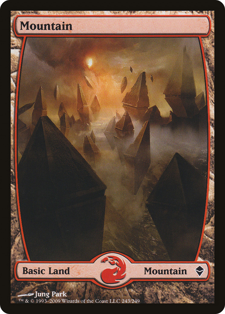 Mountain (ZEN-243) [Zendikar] MTG Single Wizards of the Coast