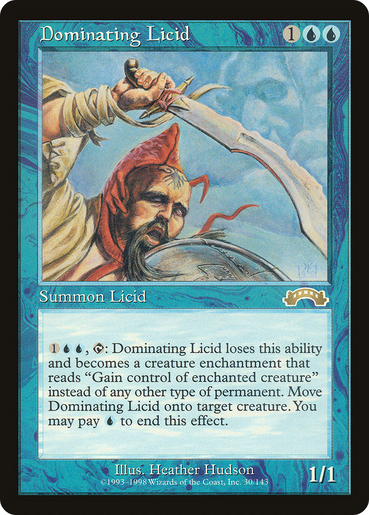 Dominating Licid (EXO-030) [Exodus] MTG Single Wizards of the Coast