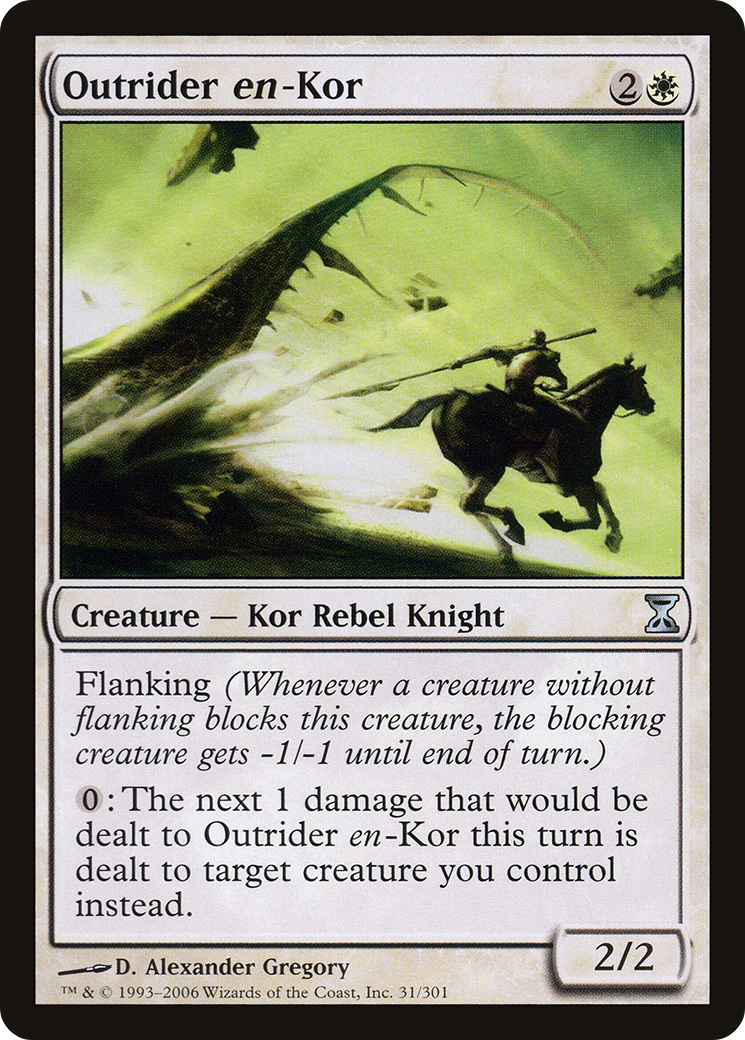Outrider en-Kor (TSP-031) [Time Spiral] Foil MTG Single Wizards of the Coast