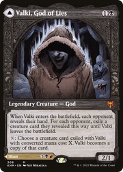 Valki, God of Lies (KHM-308) [Kaldheim] (Showcase) Foil MTG Single Wizards of the Coast