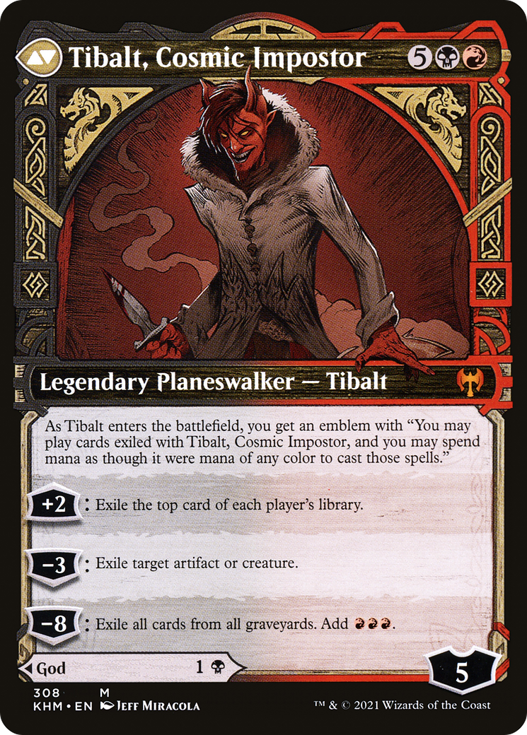 Valki, God of Lies (KHM-308) [Kaldheim] (Showcase) MTG Single Wizards of the Coast