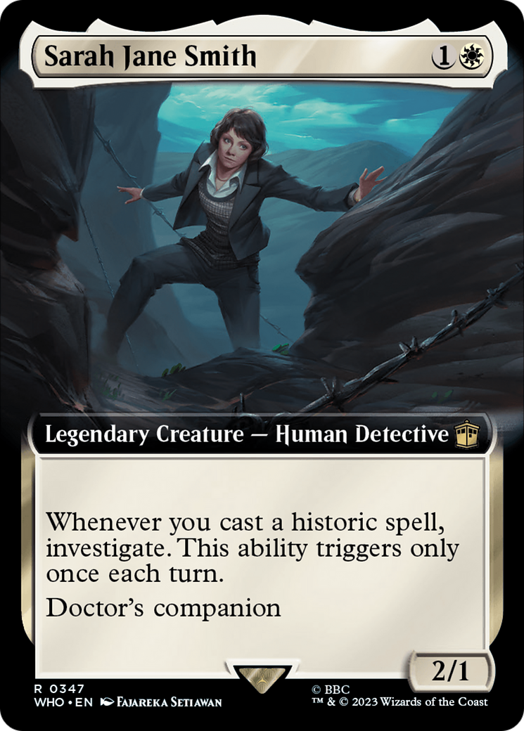 Sarah Jane Smith (WHO-347) [Doctor Who] (Extended Art) MTG Single Wizards of the Coast
