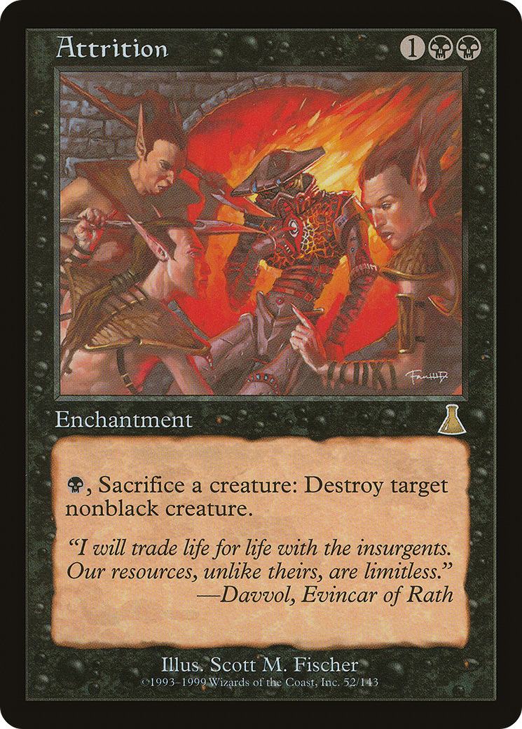 Attrition (UDS-052) [Urza's Destiny] MTG Single Wizards of the Coast
