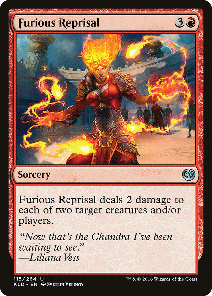 Furious Reprisal (KLD-115) [Kaladesh] MTG Single Wizards of the Coast