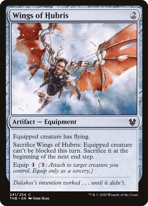 Wings of Hubris (THB-241) [Theros Beyond Death] MTG Single Wizards of the Coast