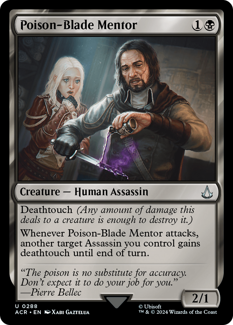 Poison-Blade Mentor (ACR-288) [Assassin's Creed] MTG Single Wizards of the Coast