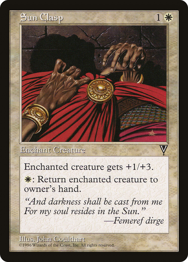 Sun Clasp (VIS-021) [Visions] MTG Single Wizards of the Coast