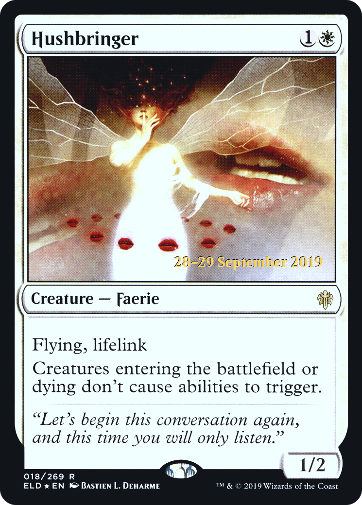 Hushbringer (PRE-018) [Throne of Eldraine Promos] Foil MTG Single Wizards of the Coast