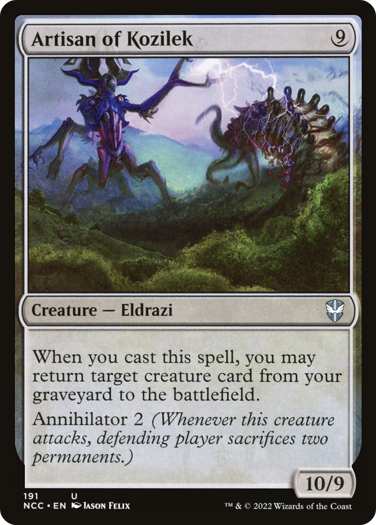 Artisan of Kozilek (NCC-191) [New Capenna Commander] MTG Single Wizards of the Coast