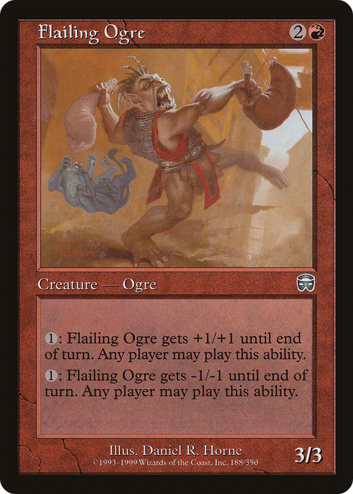 Flailing Ogre (MMQ-188) [Mercadian Masques] MTG Single Wizards of the Coast