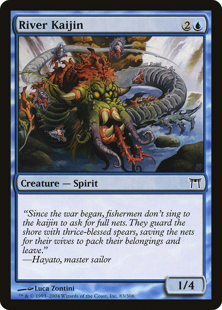 River Kaijin (CHK-083) [Champions of Kamigawa] Foil MTG Single Wizards of the Coast