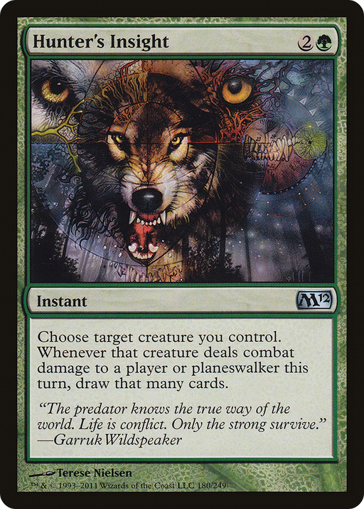 Hunter's Insight (M12-180) [Magic 2012] MTG Single Wizards of the Coast