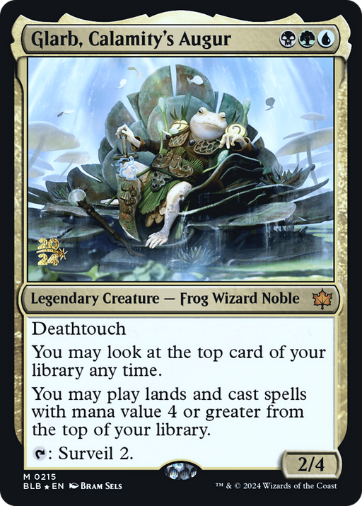 Glarb, Calamity's Augur (PRE-215) [Bloomburrow Promos] Foil MTG Single Wizards of the Coast