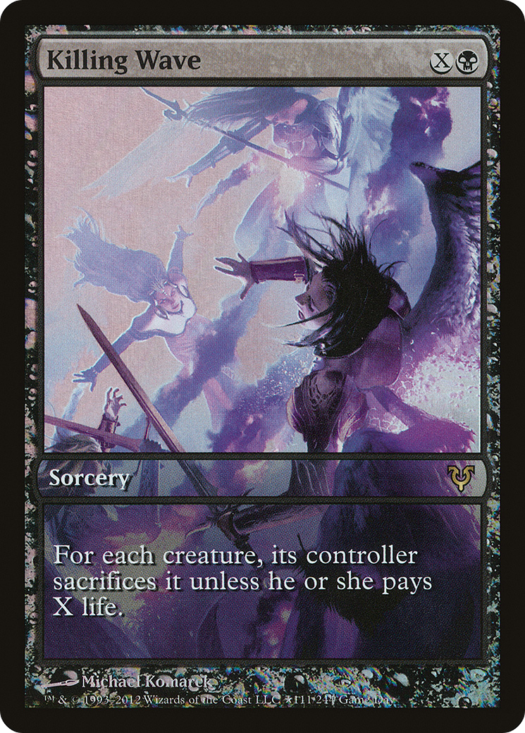 Killing Wave (GAME-111) [Avacyn Restored Promos] Foil MTG Single Wizards of the Coast