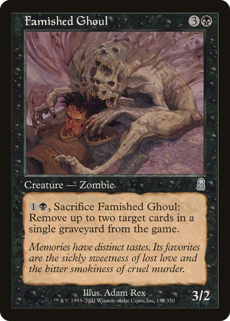 Famished Ghoul (ODY-135) [Odyssey] MTG Single Wizards of the Coast